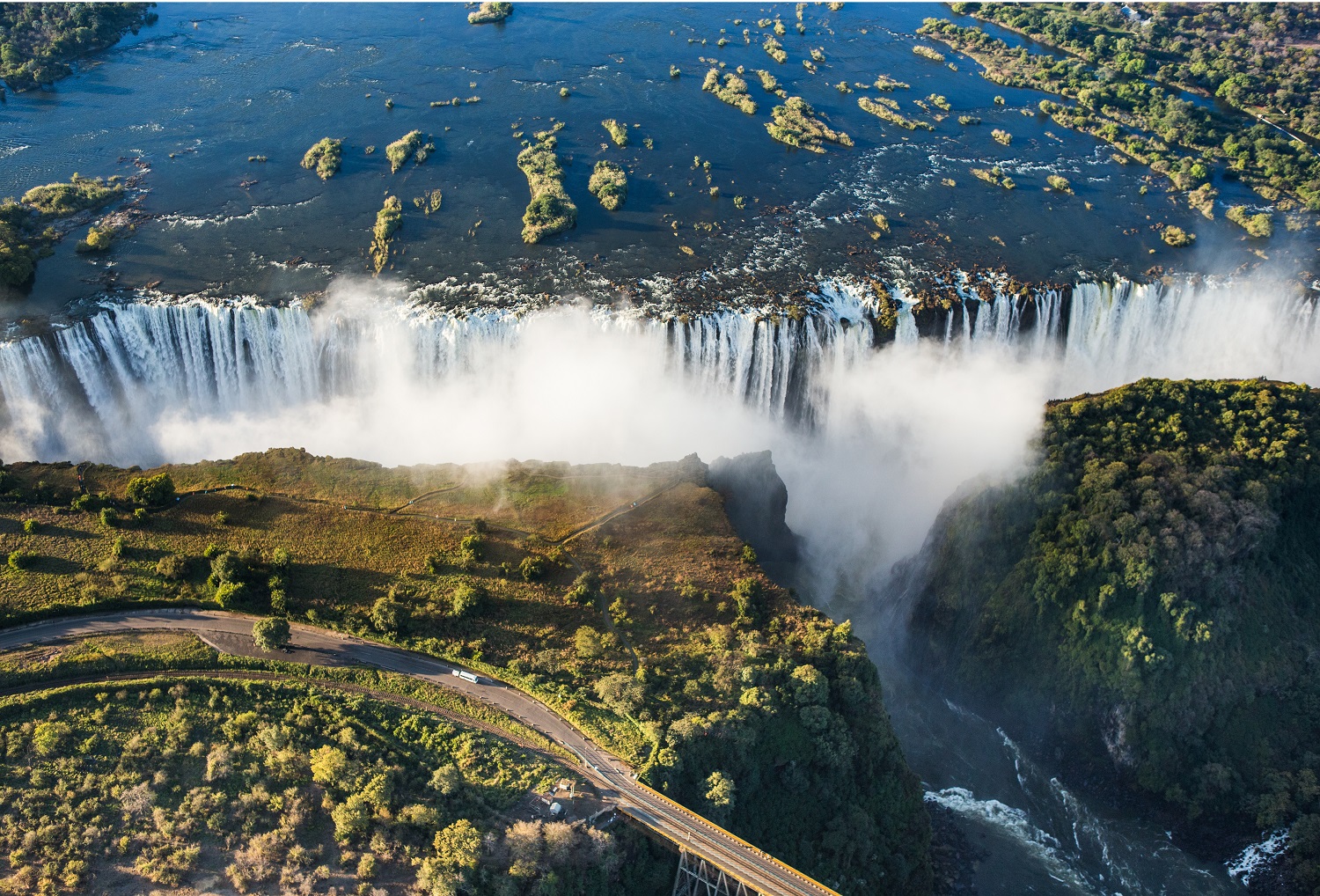Botswana com Cataratas Vitória